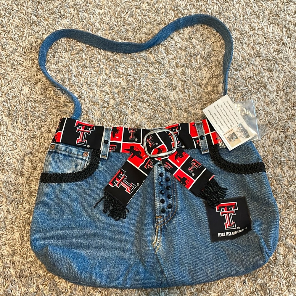 Texas Tech Denim Jean Purse